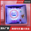 Leisure Luminous Unicorn Alloy And Silicone Electronic Watch With Stainless Steel Clasp And Round Dial
