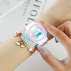 Leisure Luminous Unicorn Electronic Watch With Silicone Strap And Alloy Case