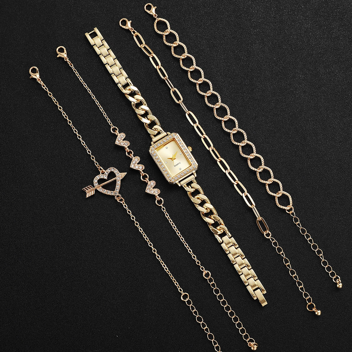 Medieval Small Retro Small Golden Watch Oval Light Luxury Artistic Fashion Quartz