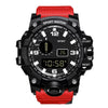 Leisure Sports Electronic Watch Alloy Case And Strap Round Dial Ordinary Glass Mirror