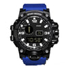 Leisure Sports Electronic Watch Alloy Case And Strap Round Dial Ordinary Glass Mirror