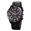 Leisure Sports Watch Plastic Case Silicone Strap Iron Clasp Round Dial