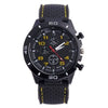 Leisure Sports Watch Silicone Plastic Ordinary Glass Mirror Pin Buckle Round Dial