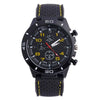 Leisure Sports Watch Silicone Plastic Ordinary Glass Mirror Pin Buckle Round Dial