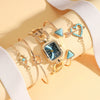 Leisure Square Hollow Strap Alloy Bracelet For Female