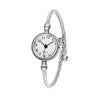 Leisure Student Quartz Watch With Stainless Steel Band And Alloy Case Round Dial