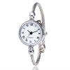 Leisure Style Alloy Bracelet Pointer Female Student Round Dial Decorative Watch