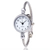 Leisure Style Alloy Bracelet Pointer Female Student Round Dial Decorative Watch