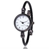 Leisure Style Alloy Bracelet Pointer Female Student Round Dial Decorative Watch