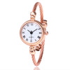 Leisure Style Alloy Bracelet Pointer Female Student Round Dial Decorative Watch