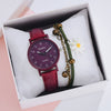 Leisure Style Alloy Case Canvas Strap Round Dial Women's Watch