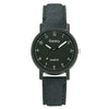 Leisure Style Alloy Case Canvas Strap Round Dial Women's Watch