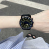 Leisure Style Alloy Case Ordinary Glass Mirror Allmatch Watch For Men And Women