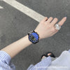 Leisure Style Alloy Case Ordinary Glass Mirror Allmatch Watch For Men And Women