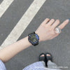 Leisure Style Alloy Case Ordinary Glass Mirror Allmatch Watch For Men And Women