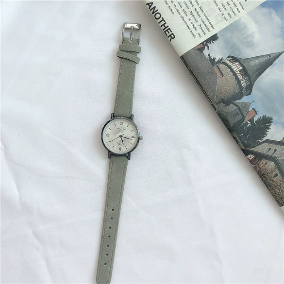 Leisure Style Alloy Case Ordinary Glass Mirror Women's Watch