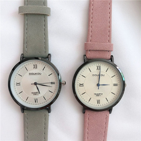 Leisure Style Alloy Case Ordinary Glass Mirror Women's Watch