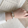 Leisure Style Female Student Watch Alloy Case Ordinary Glass Mirror