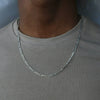 Leisure Titanium Steel 18K Gold Plated Hip Hop Nk Chain Necklace For Men