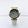Leisure Women's Alloy And Pu Leather Round Dial Quartz Watch