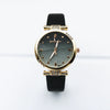 Leisure Women's Alloy And Pu Leather Round Dial Quartz Watch