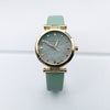 Leisure Women's Alloy And Pu Leather Round Dial Quartz Watch