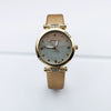 Leisure Women's Alloy And Pu Leather Round Dial Quartz Watch
