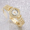 Leisure Women's Alloy Bracelet Watch With Roman Pattern And Titanium Buckle