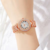 Leisure Women's Alloy Bracelet Watch With Roman Pattern And Titanium Buckle