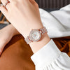 Leisure Women's Alloy Bracelet Watch With Round Dial And Quartz Movement