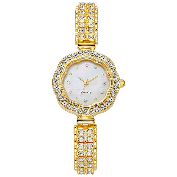 Leisure Women's Alloy Watch With Rhombus Dial And Stainless Steel Buckle
