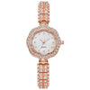 Leisure Women's Alloy Watch With Rhombus Dial And Stainless Steel Buckle