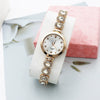 Leisure Women's Quartz Bracelet Watch Alloy Case Stainless Steel Strap Round Dial