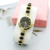 Leisure Women's Quartz Bracelet Watch Alloy Case Stainless Steel Strap Round Dial