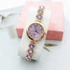 Leisure Women's Quartz Bracelet Watch Alloy Case Stainless Steel Strap Round Dial