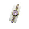 Leisure Women's Quartz Bracelet Watch Alloy Case Stainless Steel Strap Round Dial