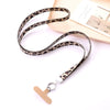 Leopard Artificial Leather Mobile Phone Hanging Rope Key Chain Pendant Semimanual Antilosing Rope