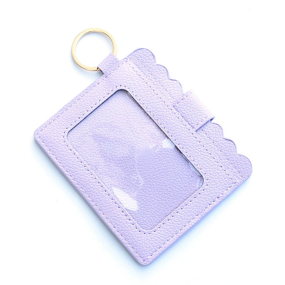 Leopard Print Pu Leather Card Bag Id Bag Coin Purse Clutch Bag Bank Card Bus Card Case