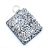 Leopard Print Pu Leather Card Bag Id Bag Coin Purse Clutch Bag Bank Card Bus Card Case