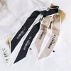 Letter Long Hair Band Scarf Women's Allseason Decoration Scarf