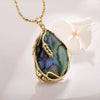 Light Luxury Baroque Pearl Necklace For Women Copper Plated Real Gold With Maple Leaf Abalone Shell Styling Set With Pearls