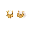 Light Luxury Bow Titanium Steel Electroplated Earrings For Women