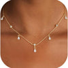 Light Luxury Copper Butterfly Necklace With Zircon Electroplated Pendant And O Shaped Chain Elegant Animal Clavicle Chain For Women