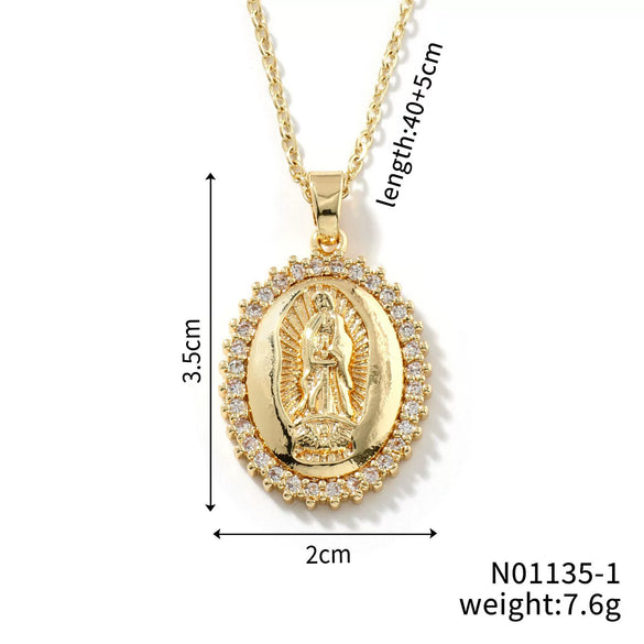 Light Luxury Copper Geometric Pendant Necklace With Electroplating For Women And Men