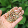 Light Luxury Copper Heart Shaped Earrings With Micro Inlaid Zircon And Gold Tone Diamond Style Design
