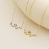 Light Luxury Design Necklace S925 Silver Spirit Snake Zodiac Electroplated For Women