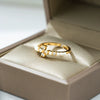 Light Luxury Design Women's Opening Adjustable Copper Ring With Full Diamond Inlaid Zircon Electroplated Heart Shape And Geometric Animal Zodiac Pattern