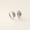 Light Luxury Diamond Earrings S925 Silver Leaves Design For Women