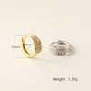 Light Luxury Diamond Earrings S925 Silver Leaves Design For Women