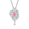 Light Luxury Diamond S925 Silver Necklace With Geometric Pattern And Chopin Chain